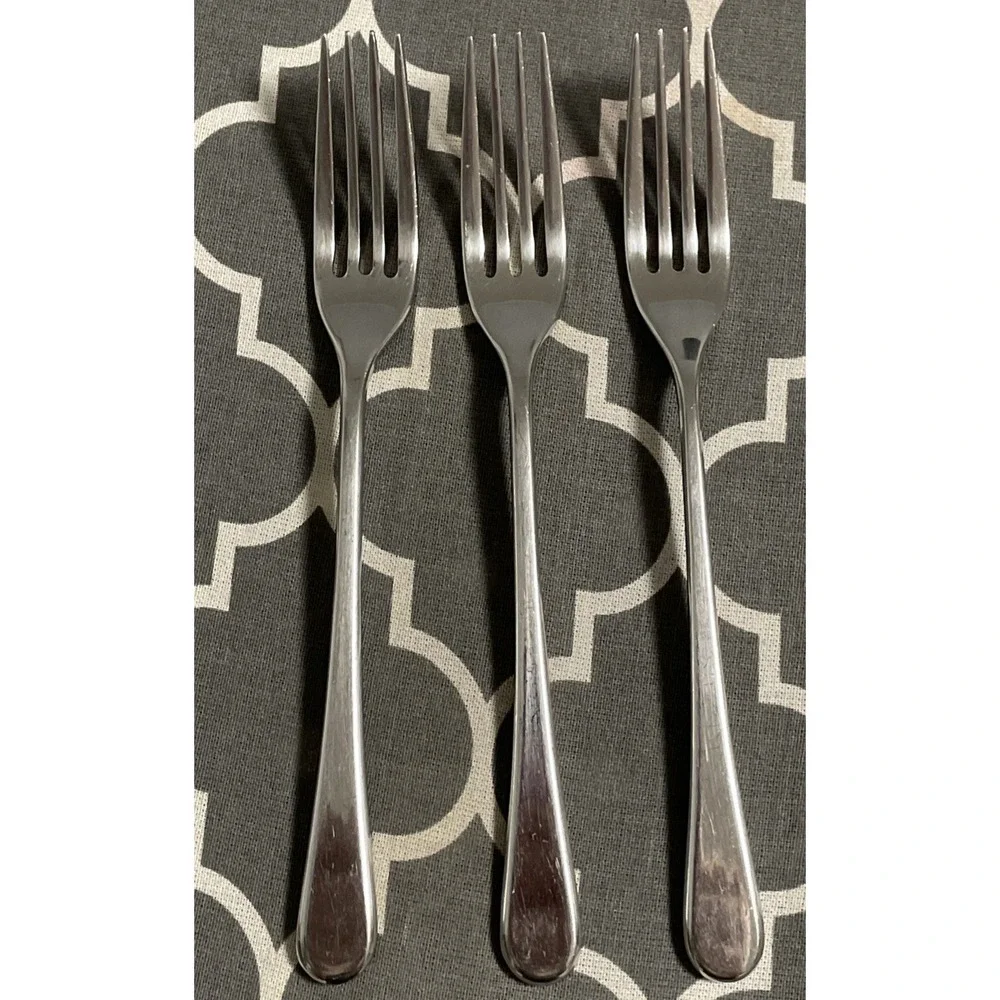 Robert Welch Radford Flatware Three Salad Forks Pre-owned Very Good Condition